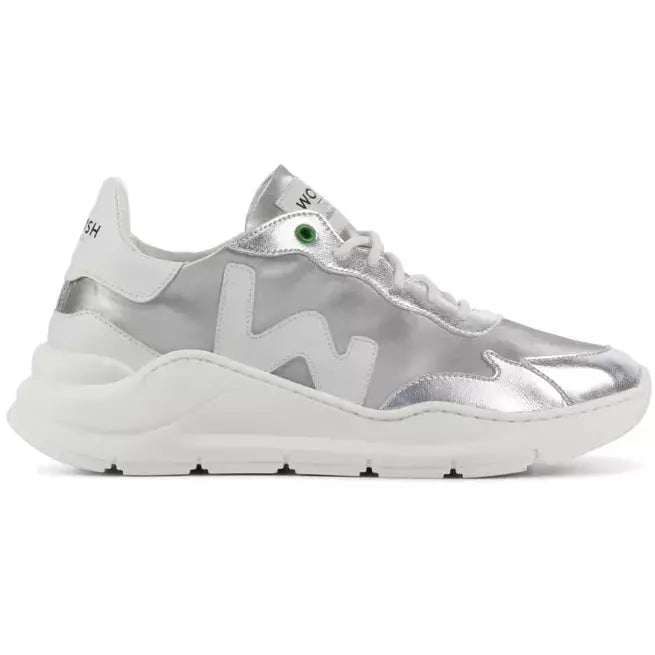 WOMSH - Vegan Sneaker Wave Silver - Le CirQue Conceptstore
